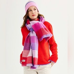 Crayola® X Kohl's Plaid Blanket Scarf • Deep Lavender